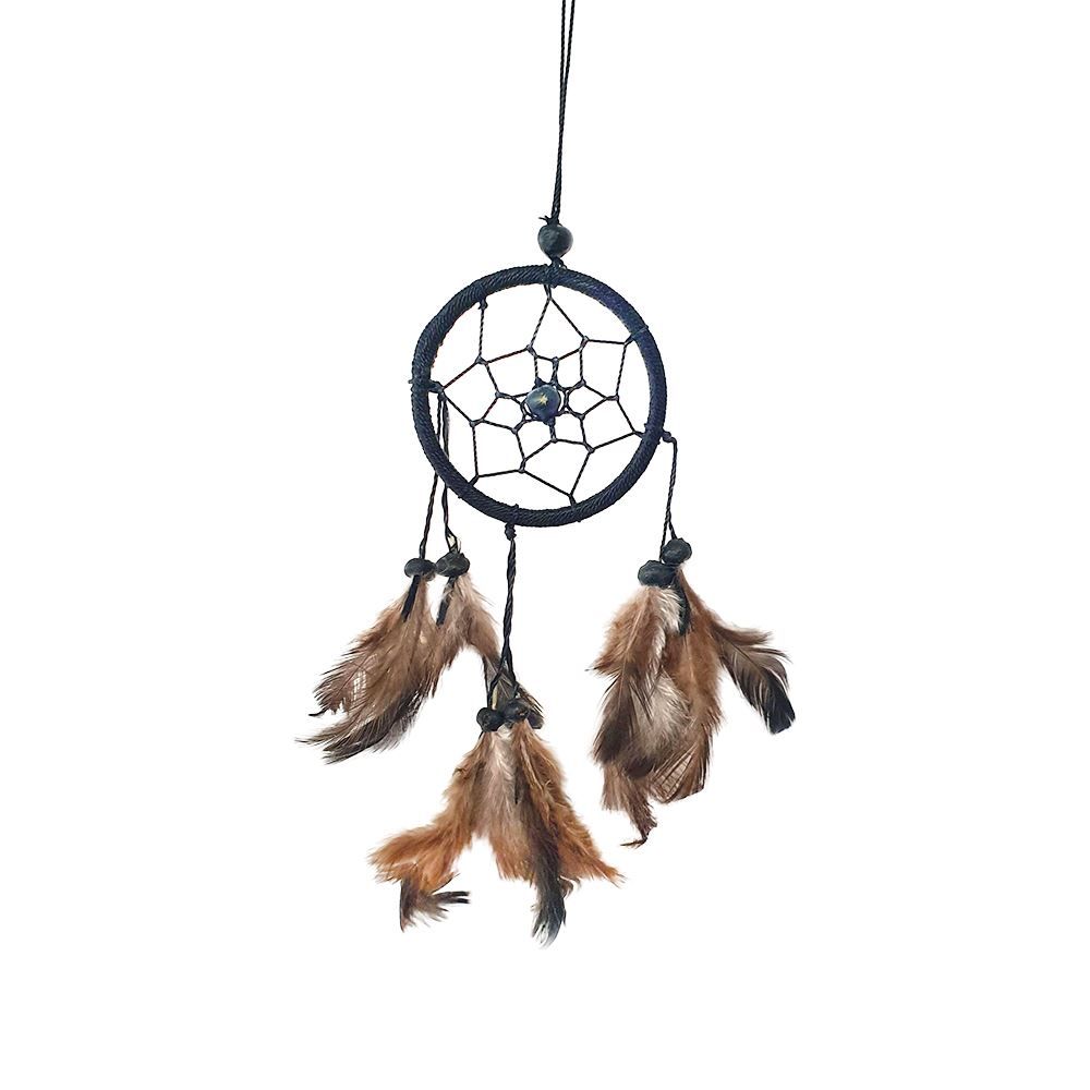Dream Catcher, 6cm Ring with Bead