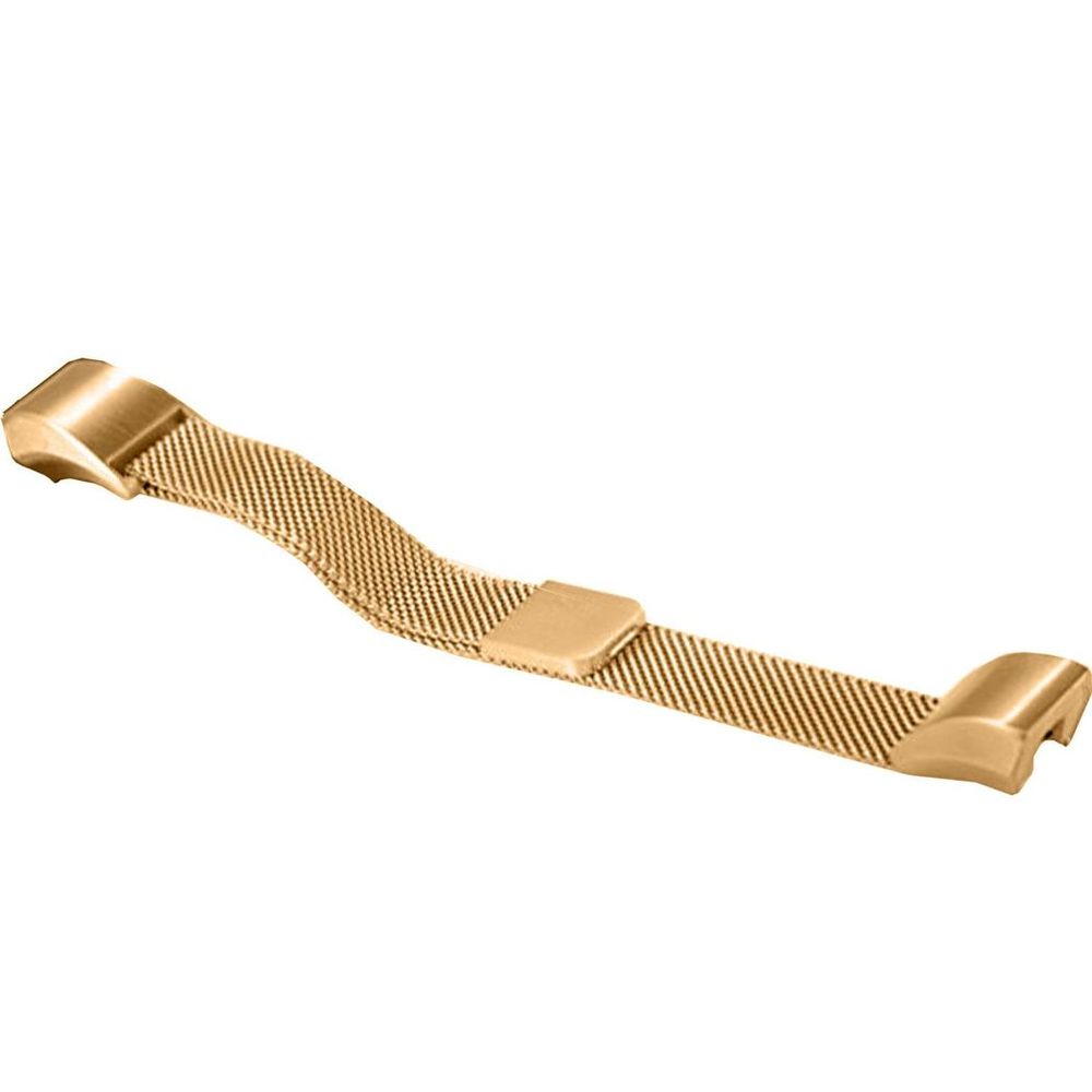 AQUARIUS Replacement milanese stainless steel wrist band For FItbit Alta Smart fitness trackers with Unique magnetic closure design (Gold)