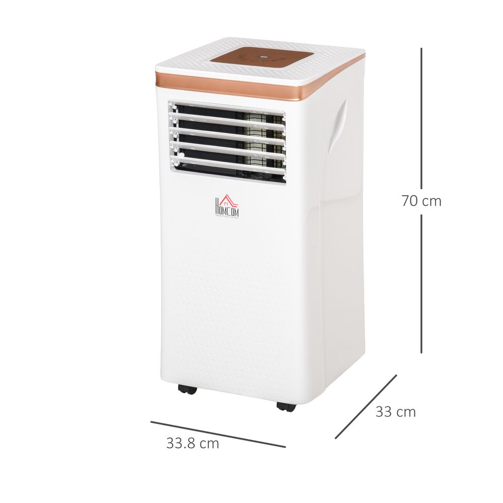 7000 BTU Portable Air Conditioner 4 Modes LED Display Timer Home Office