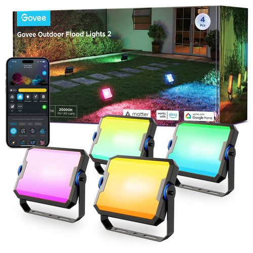 GOVEE OUTDOOR FLOOD LIGHT 4 PK FOR H7060