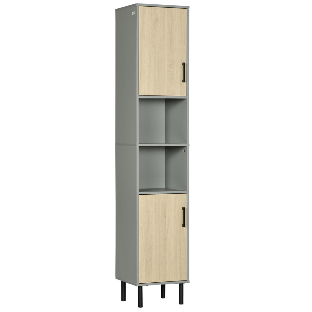 High-Quality kleankin Bathroom Storage Cabinet, Slim and Stylish for Living Room