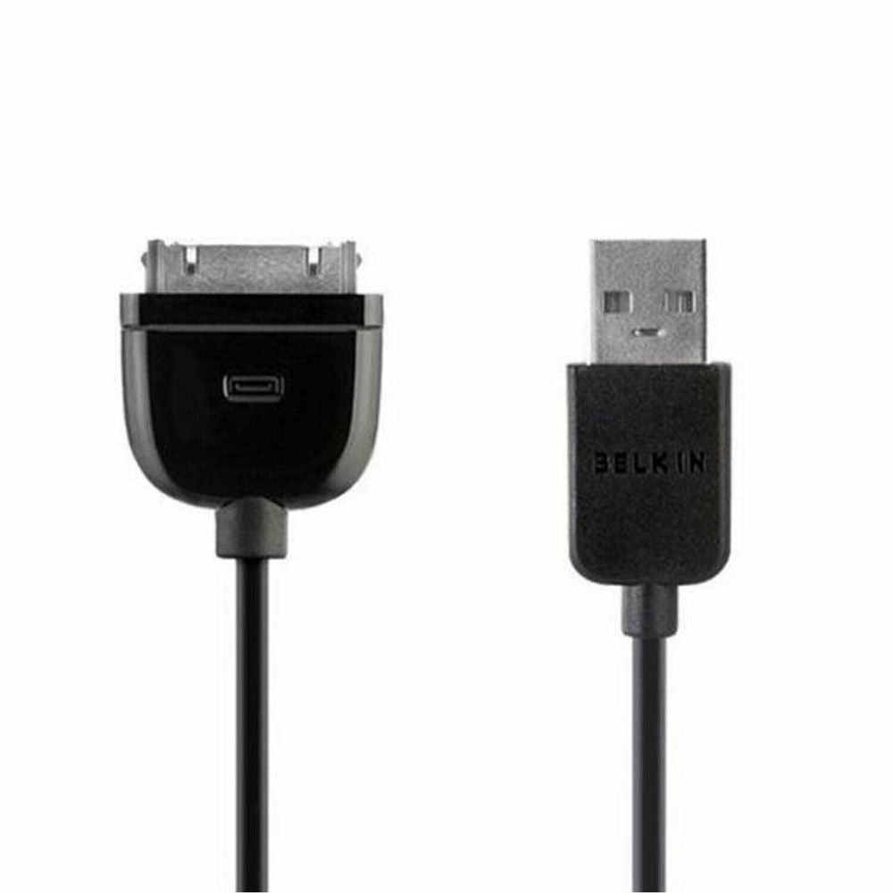 Belkin Car Charger Adapter + 30 Pin Charge Cable - 2100mAh - Black - Universal
