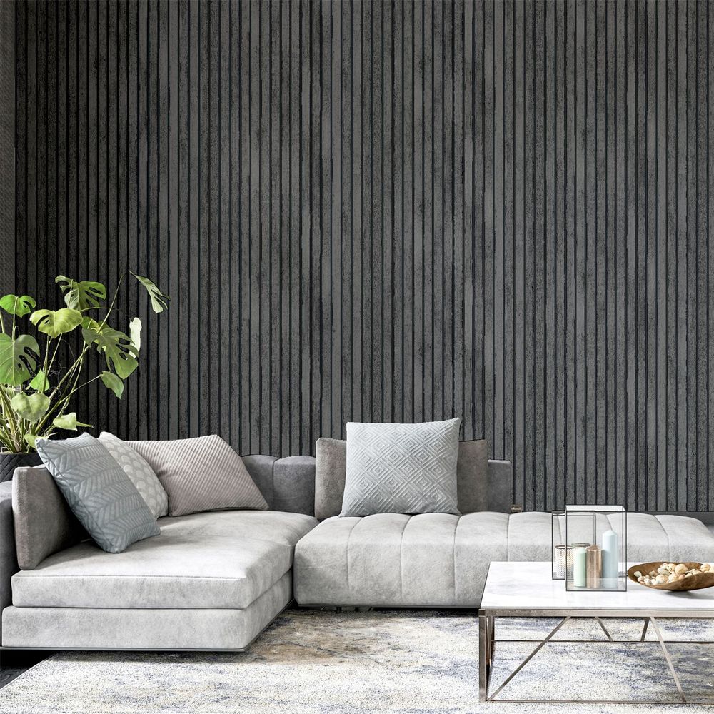 Premium Charcoal Grey Wood Slats - Top Quality, Professional Seller!