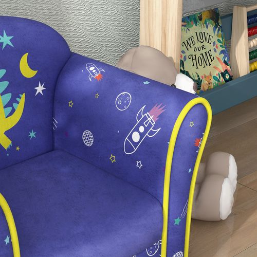 AIYAPLAY Kids Sofa Chair with Planet Dinosaur Design for Bedroom, Playroom