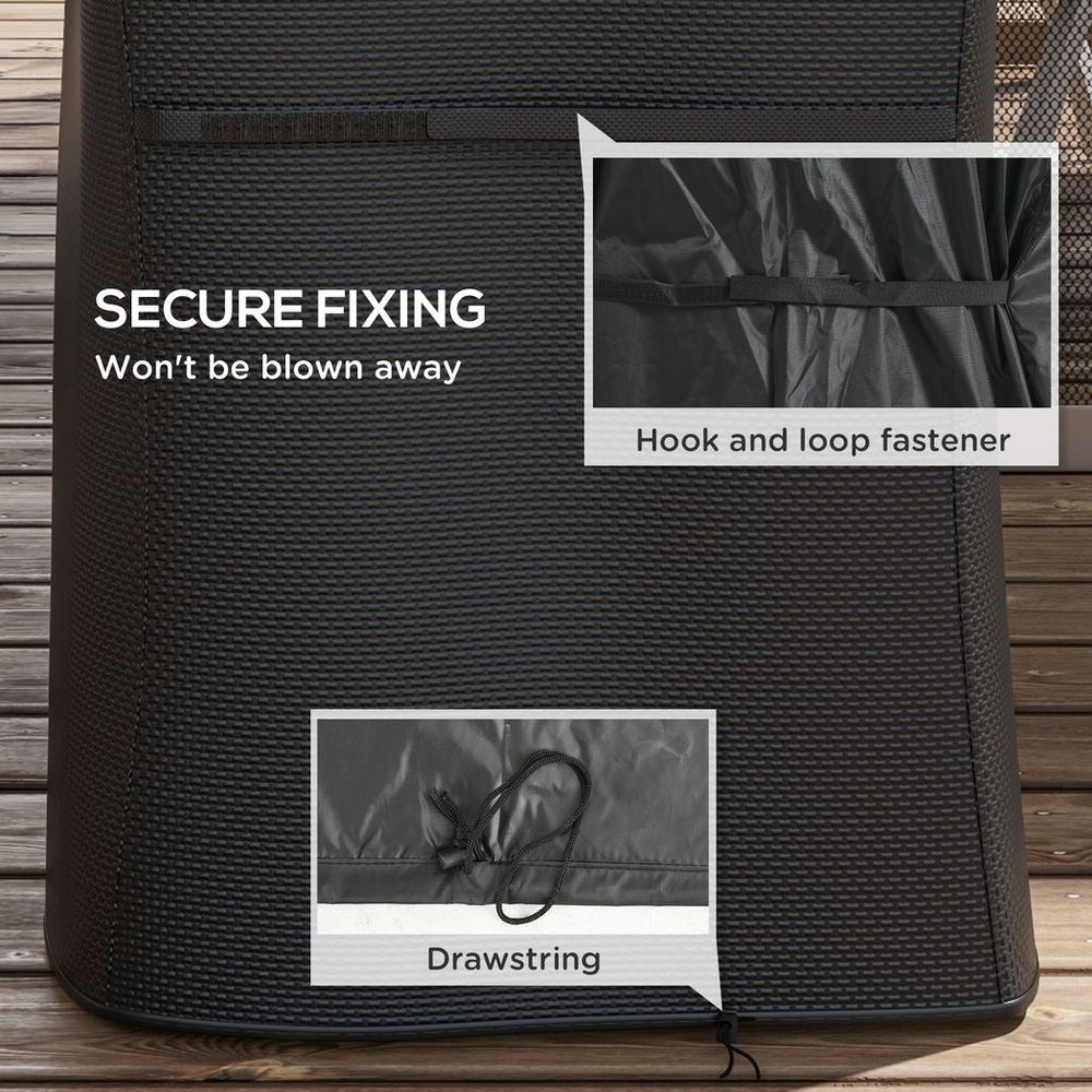 Outsunny Barbecue Cover, Waterproof & Rip-Proof, 147 x 61 x 120cm - High Quality, Secure Fit