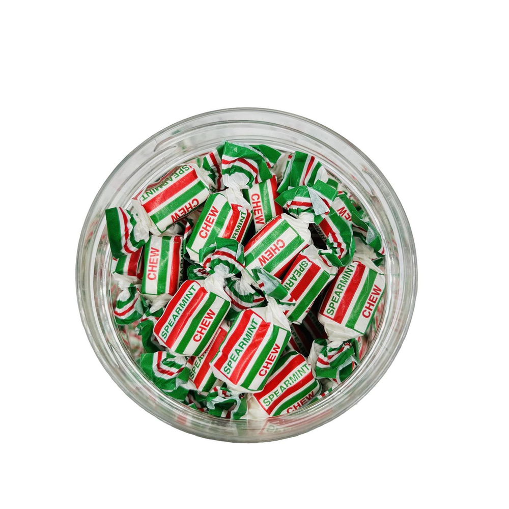 Premium Spearmint Chews x 80 - Fresh and Individually Wrapped - Perfect for Gifting or Personal Enjoyment - Fast & Reliable Delivery