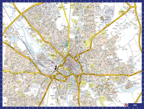 A to Z Map of York 1000 Piece Jigsaw Puzzle