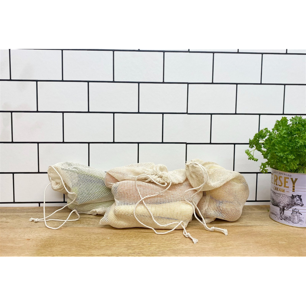 Pack of 3 Reusable Fruit & Vegetable Bags