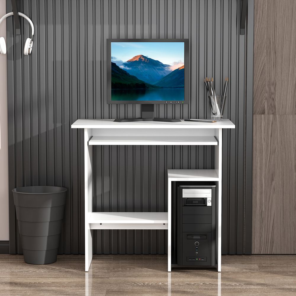 Computer Desk, 73.5H cm-White
