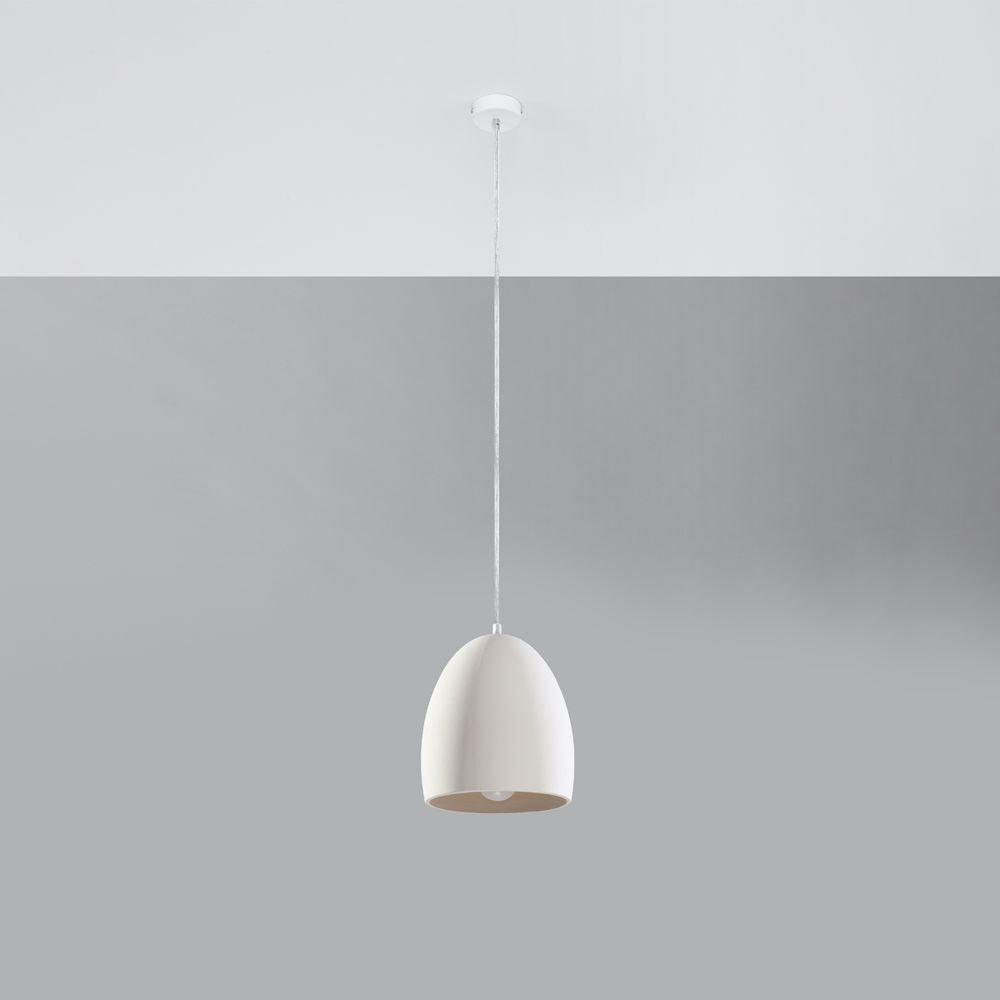 Flawiusz Ceramic Pendant Lamp - Modern Design - E27