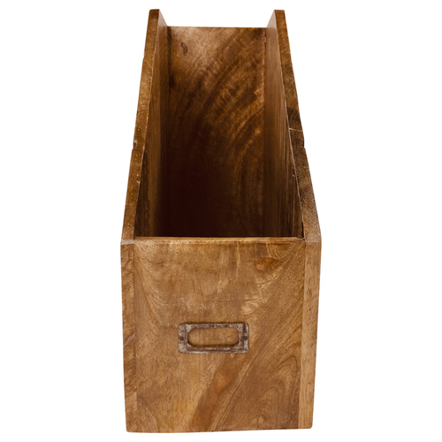 Solid Wood Magazine Organiser
