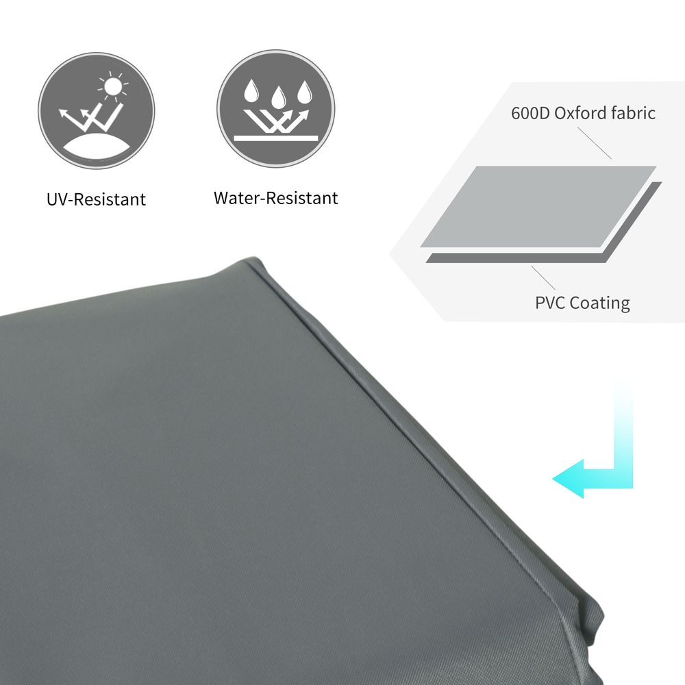Premium 600D Outdoor Furniture Cover | Water & UV Resistant | 190x72cm | Protect Your Set