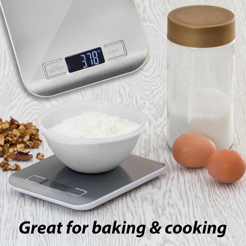 ASAB Digital Kitchen Scales AS-12754 - High-Precision, Multiple Functions, Heavy-Duty Design, LCD Display, Reliable Safety