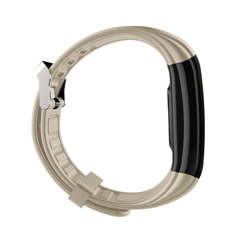 Gymcline Vesper Fitness Tracker with Body Temperature Monitoring, Cream