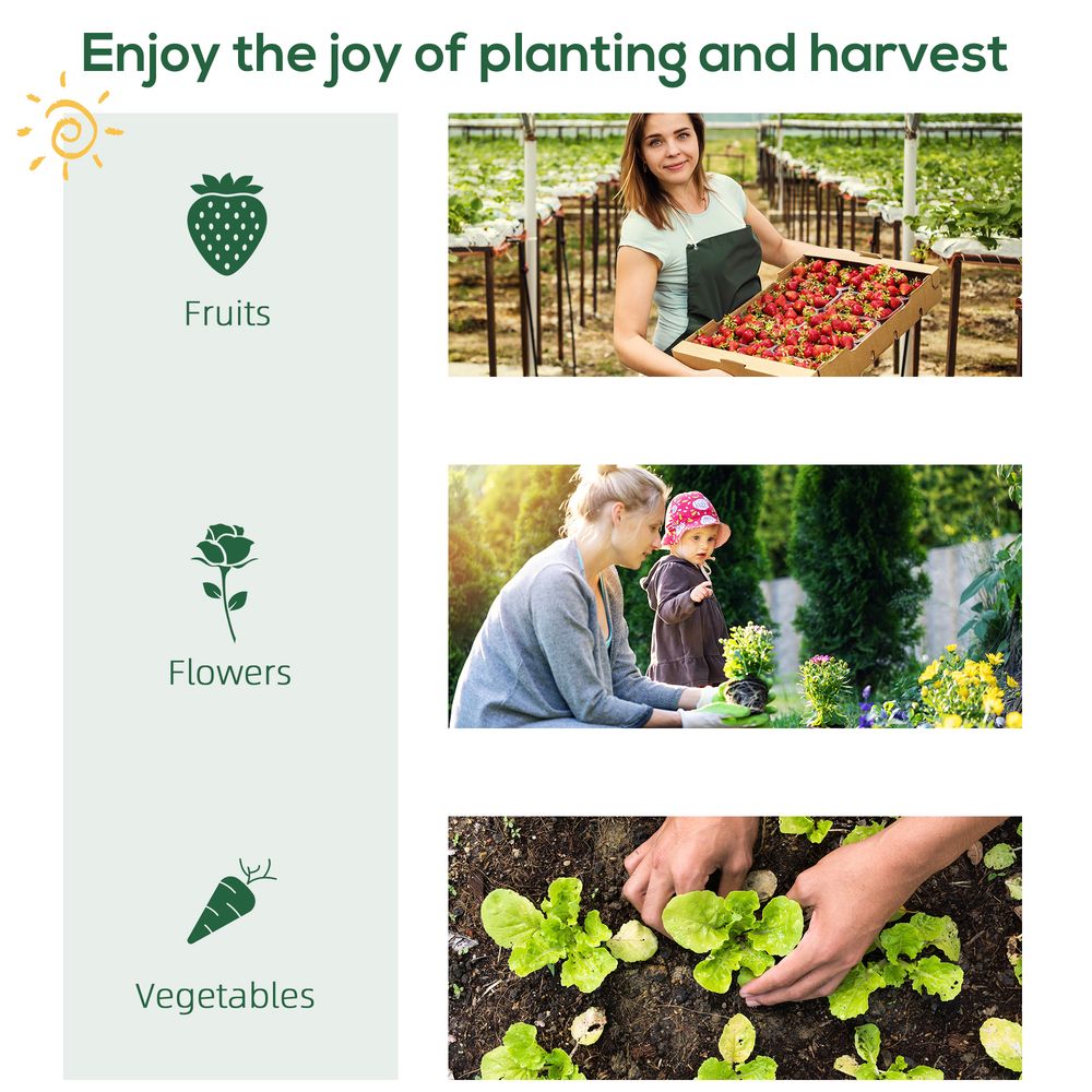 Portable Mini Greenhouse: 80x49x160cm, Steel Frame, PE Cover, Roll-Up ZipDoor, Green