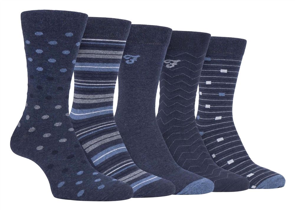 5 Pack Farah Classic Patterned Socks  - FCS273