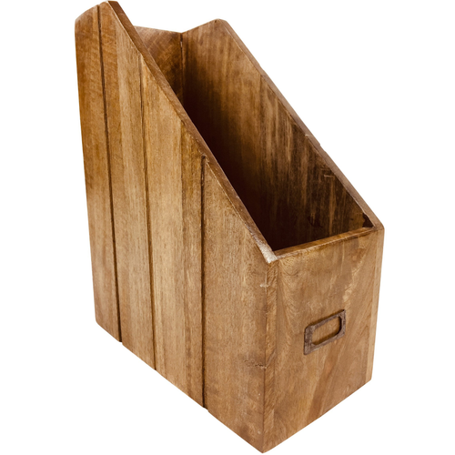 Solid Wood Magazine Organiser