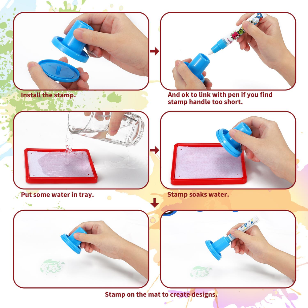SOKA Deluxe Water Doodle Set - Large Drawing Area, Abundant Accessories, Non-Toxic & Eco-Friendly - Perfect Gift!