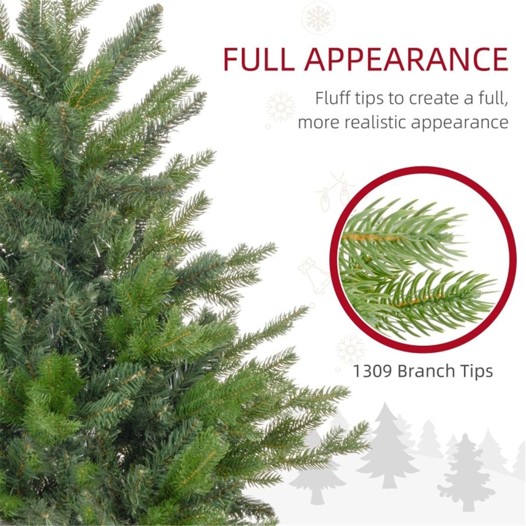 5 Ft Christmas tree | Artificial with Authentic look | Green