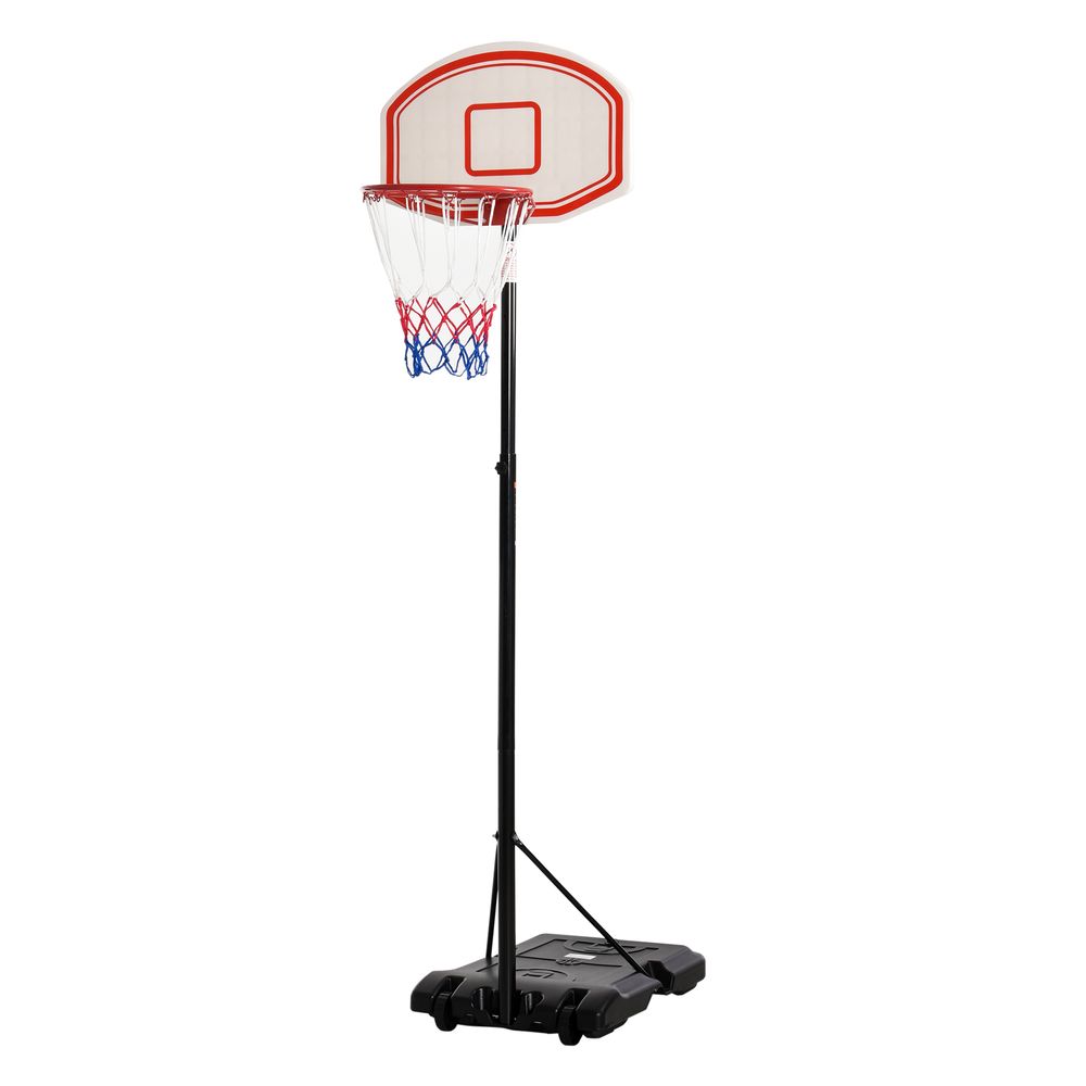 Pro-Grade Adjustable Basketball Stand | Sturdy Steel Frame | 175cm-215cm Height | HOMCOM