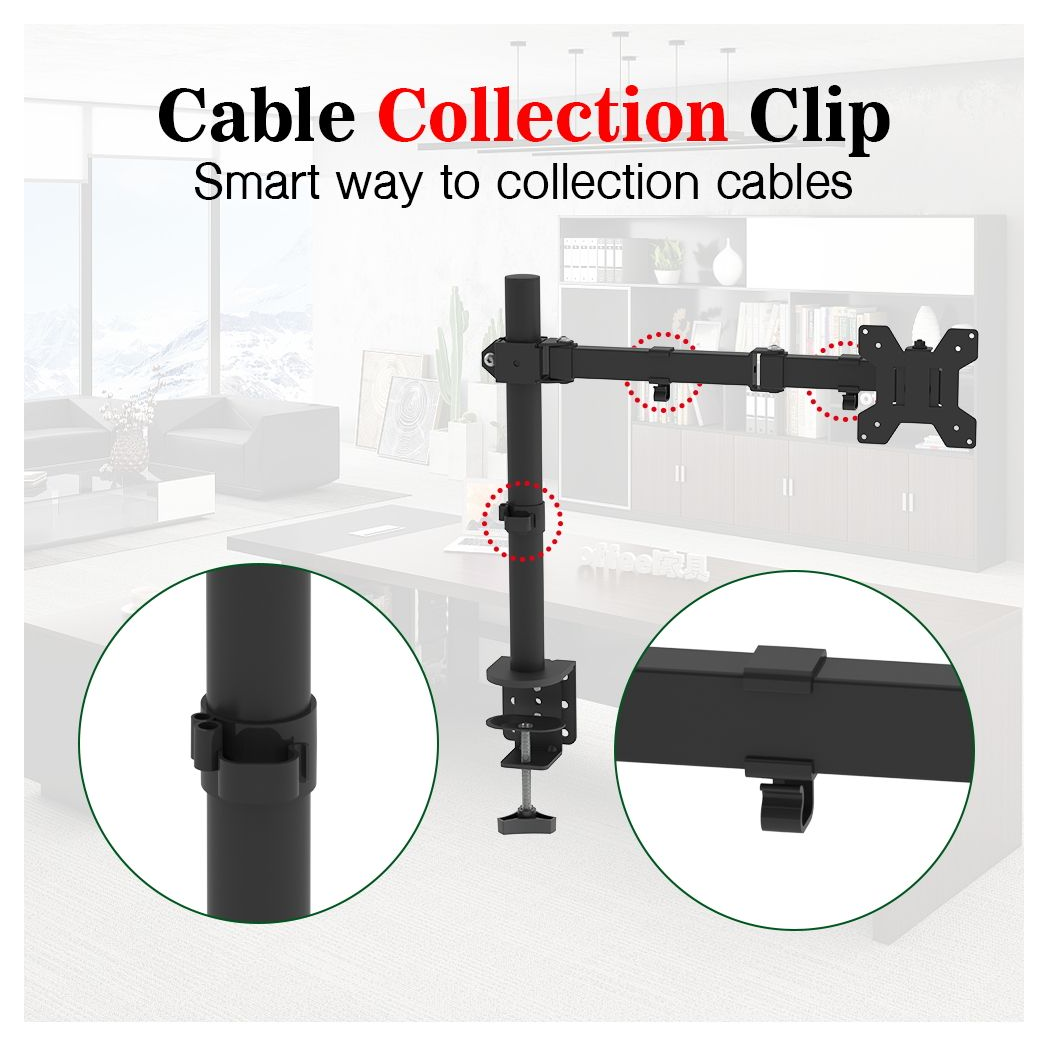13-27 Inch Movable desktop TV stand TSND-02 Bearing 8Kg/Vese100*100/90° tilt/360° rotation/180° swivel
