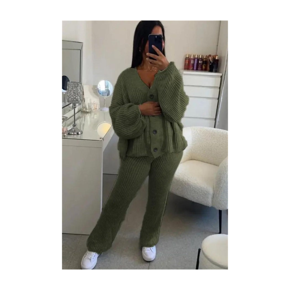 4 Buttons Loungewear Set