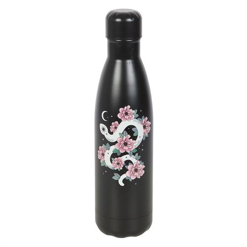 Floral Snake Metal Water Bottle