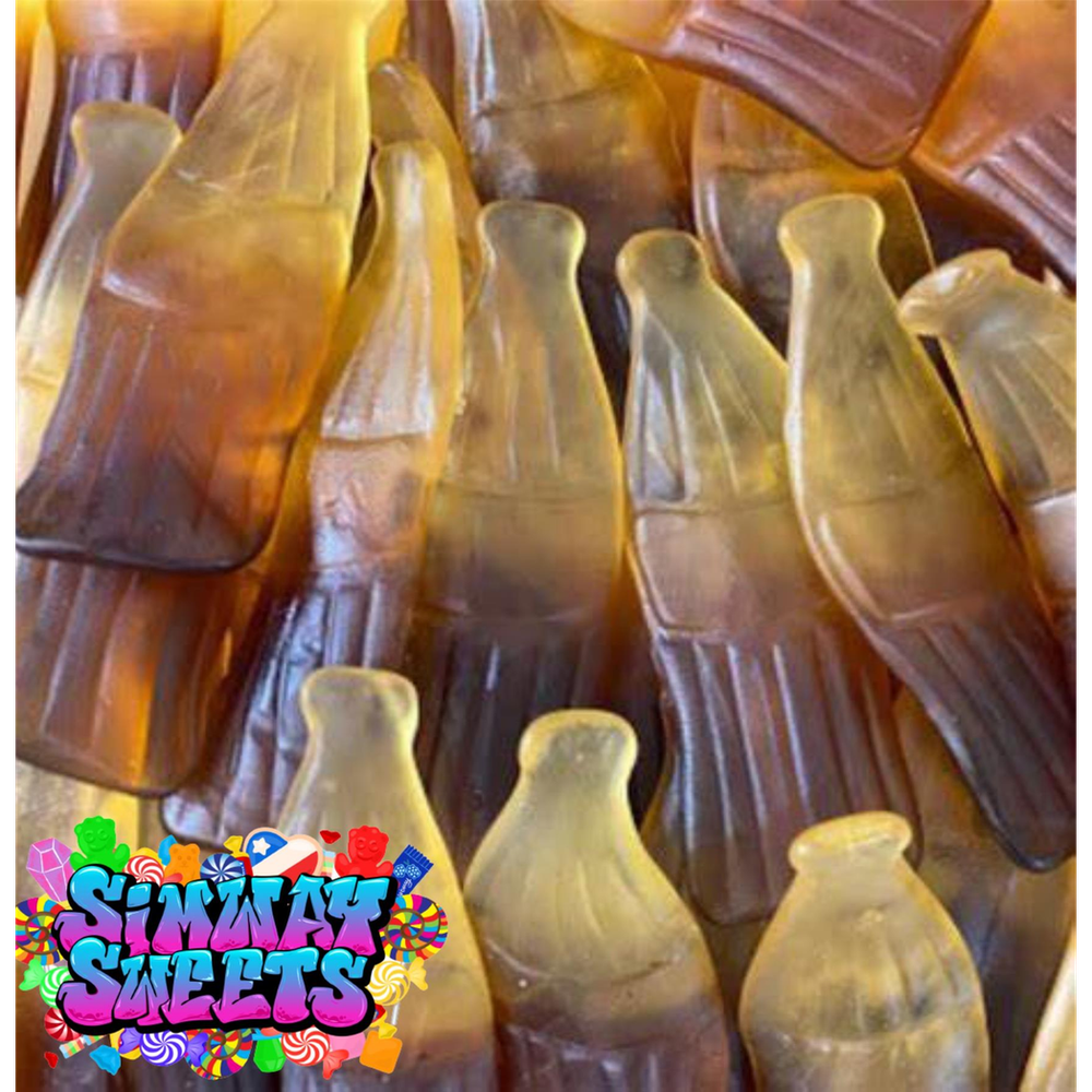 Delicious Giant Cola Bottles in a Retro Sweets Gift Jar