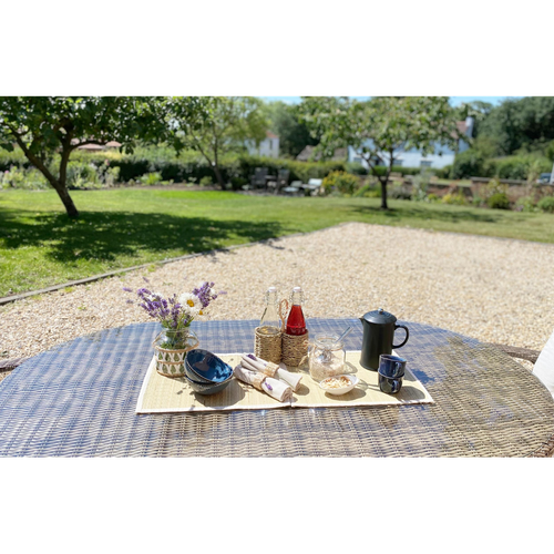 Set of Four Woven Grass Place Mats