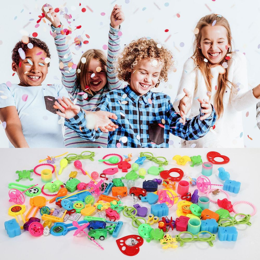 SOKA 120PC Party Bag - Premium Quality Party Favors for Kids - Ideal for Parties and Events