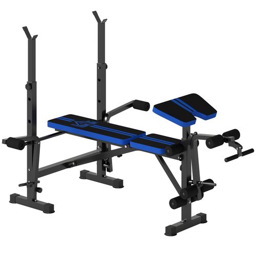HOMCOM Multi-Function Adjustable Weight Training Bench Gym Fitness Lifting