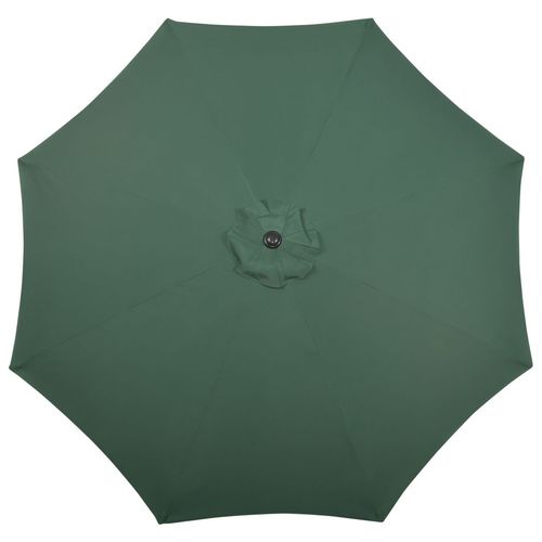 Outsunny Outdoor Market Table Parasol Umbrella Sun Shade with 8 Ribs, Green