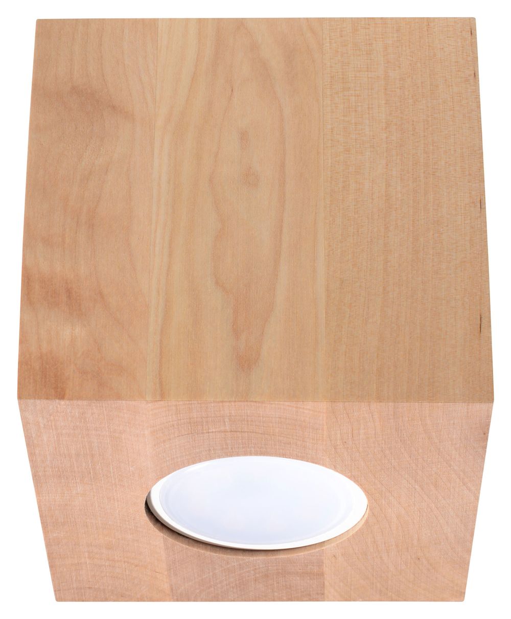 Premium Quality Natural Wood Boho LED Ceiling Lamp - GU10
