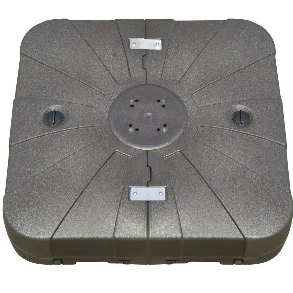 Premium Square Cantilever Umbrella Base | Water/Sand Filled | Wheels & Crossbar - High-Quality & Versatile