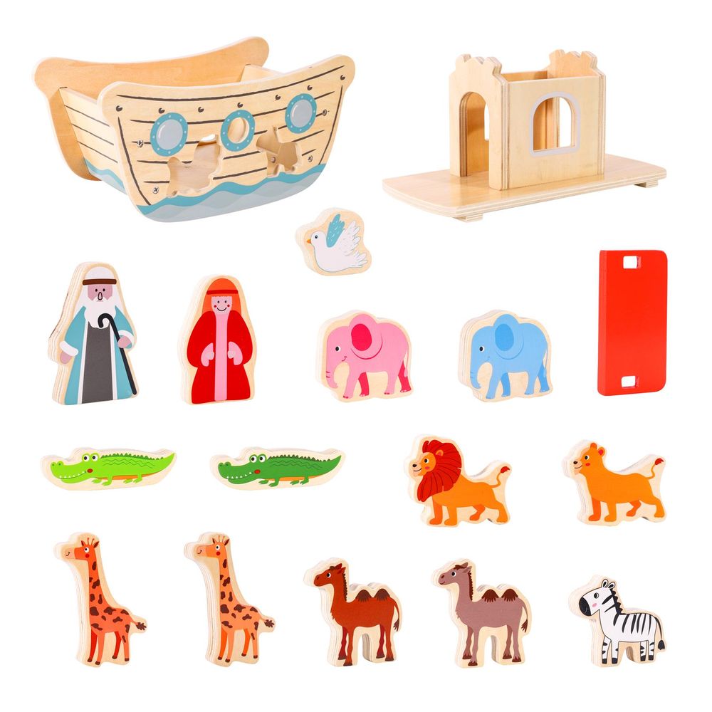 SOKA Noah's Ark - Interactive Storytelling Playset for Hours of Creative Fun - Certified Quality Wooden Toys - Ideal Gift