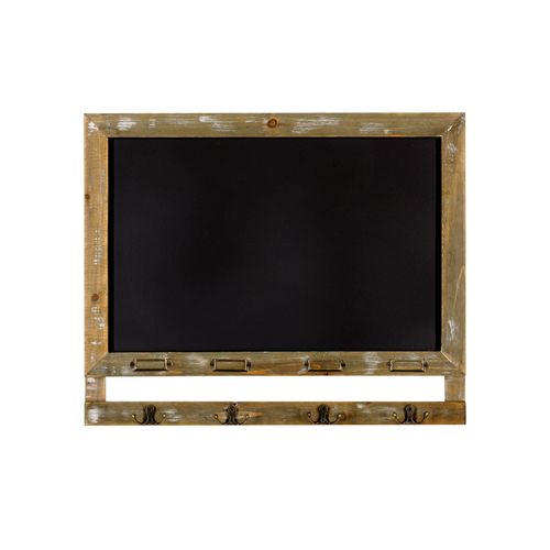 Blackboard with 4 Hooks 55 x 46cm