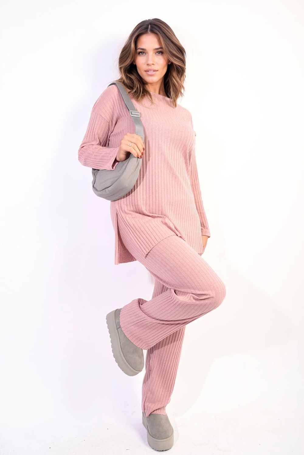 Annalise Knitted Top and Trouser Co-ord Set