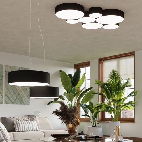 Pendant lamp PVC Arena minimalistic Design E27