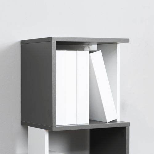 HOMCOM 5-Tier Bookshelf Freestanding Bookcase Storage Shelves