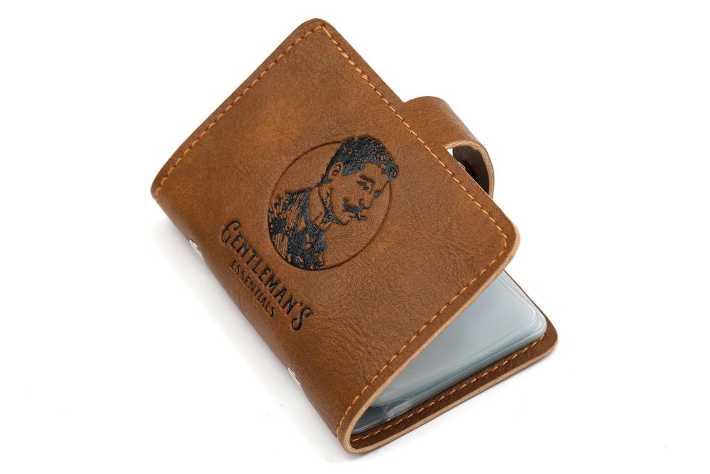 Premium Faux Leather Card Holder - Compact and Stylish - Ideal for Gentleman - Best Quality - Wide Range of Colors