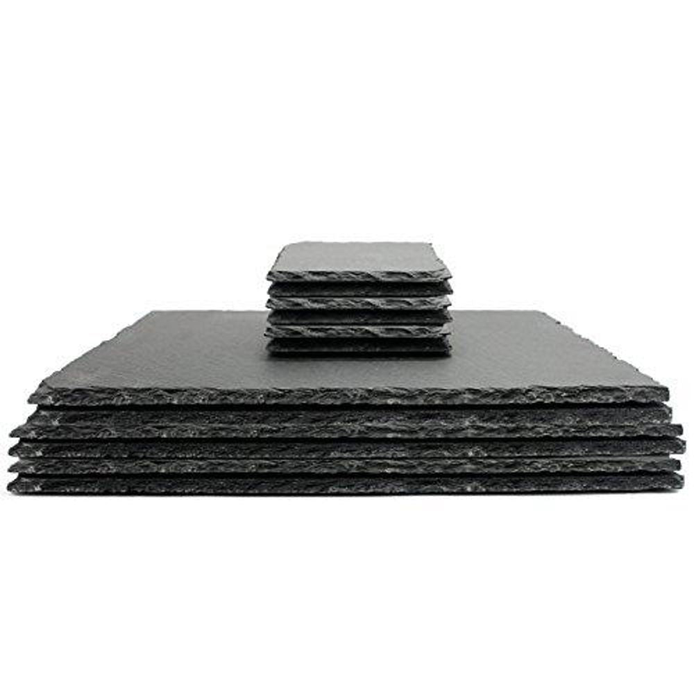 Premium Natural Slate Placemats & Coasters - Heat Resistant & Stylish | Maison & White