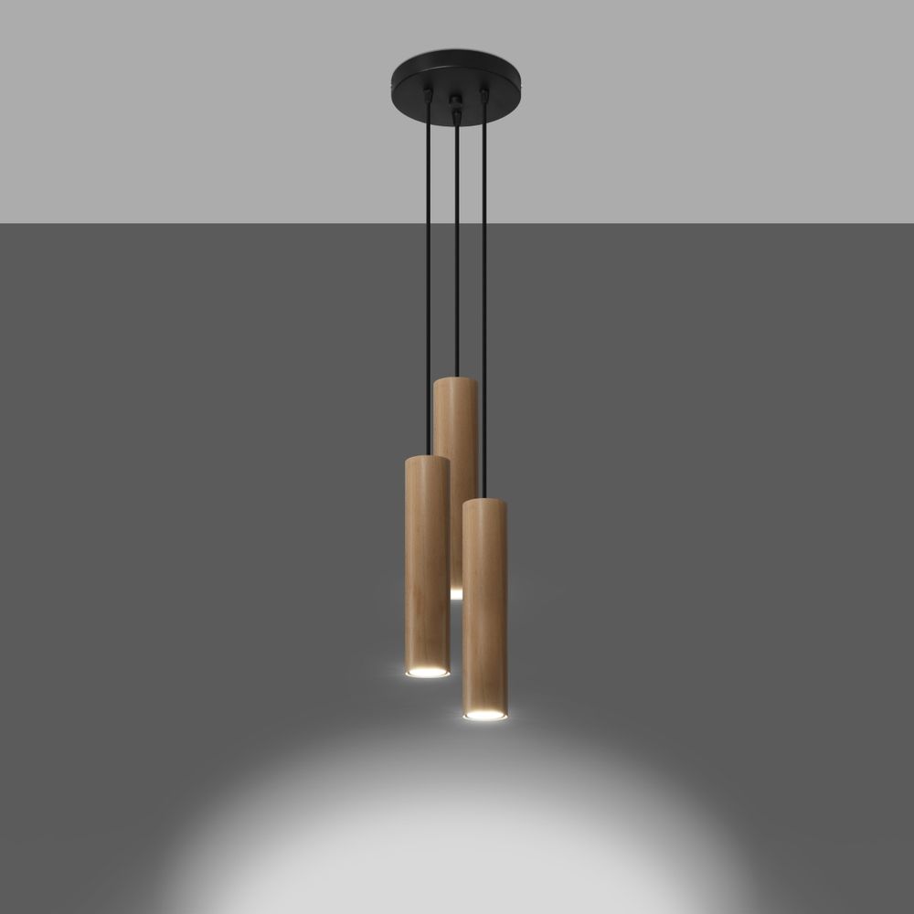 Scandinavian Design Pendant Lamp | Wood | Lino | High Quality GU10