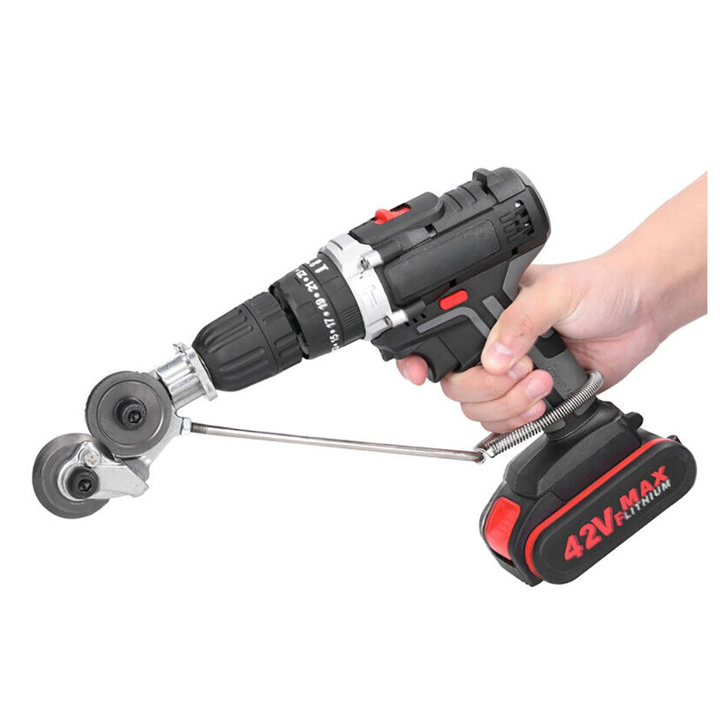 Electric Drill Plate Cutter Sheet Metal Nibbler Shears Plate Cutting Power Tool