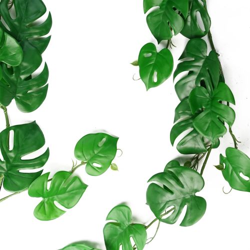 6 x 180cm Artificial Hanging Trailing Monstera Plant