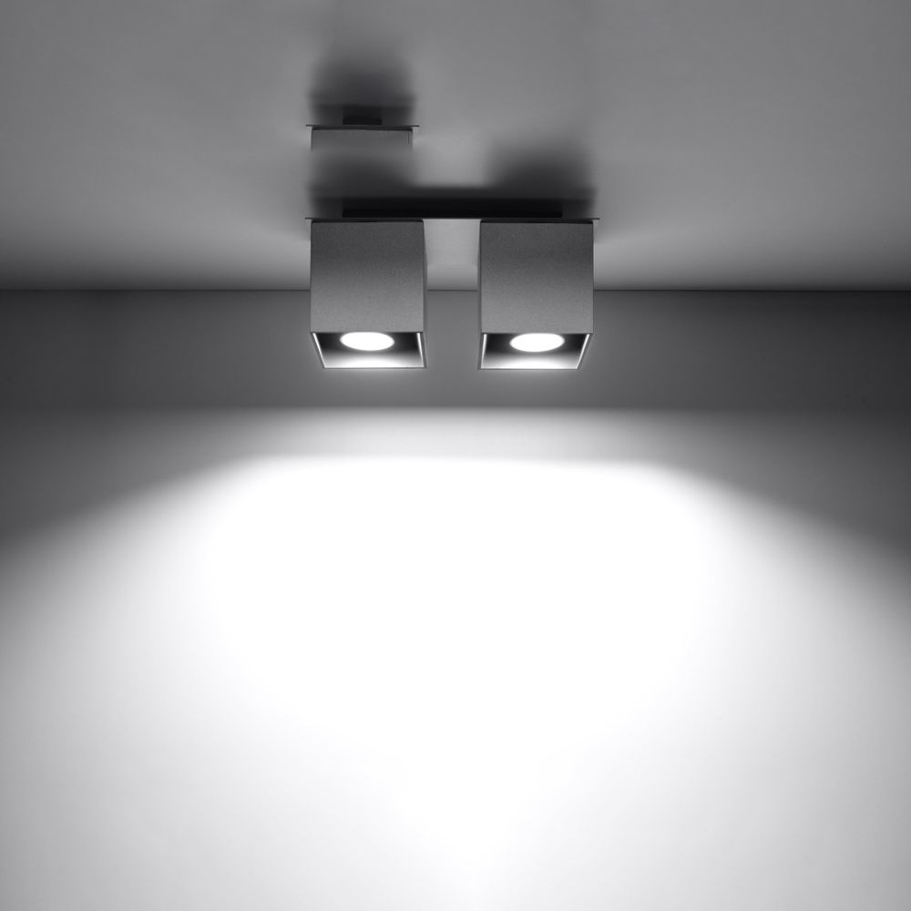 Modern Aluminum Quad Ceiling Lamp - High-Quality GU10 Design for Any Room Décor!