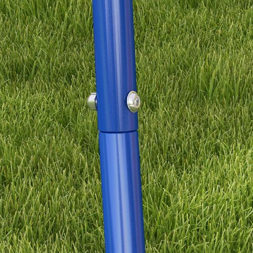Outsunny Garden Swing Set for Toddlers, Kids with Seats, Safety Belt, Orange