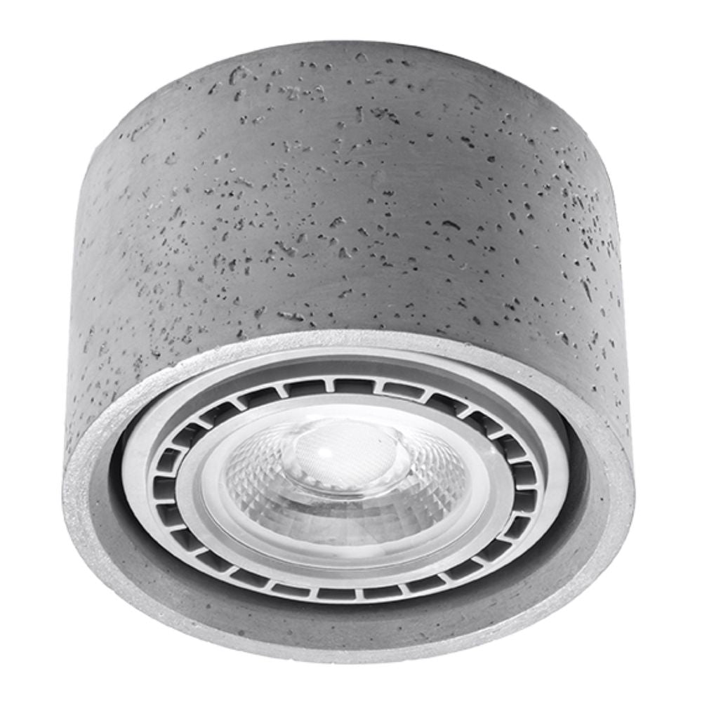 Industrial Concrete Ceiling Lamp - High-Quality and Stylish GU10 Design