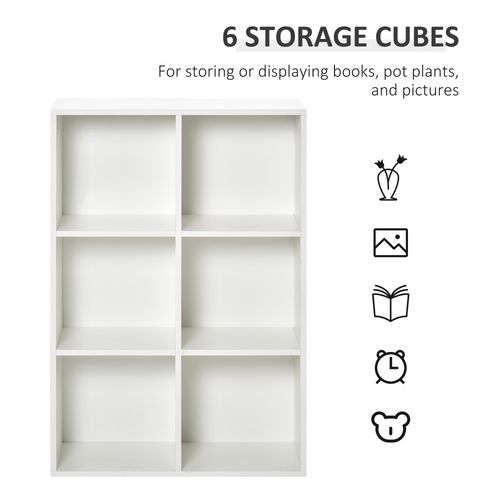HOMCOM Cubic Cabinet Bookcase Storage Shelves for Home Office