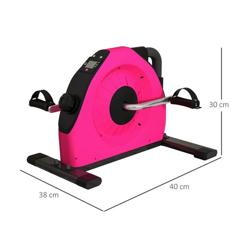 SPORTNOW Mini Exercise Bike, Under Desk Bike for Legs, Arms Workout