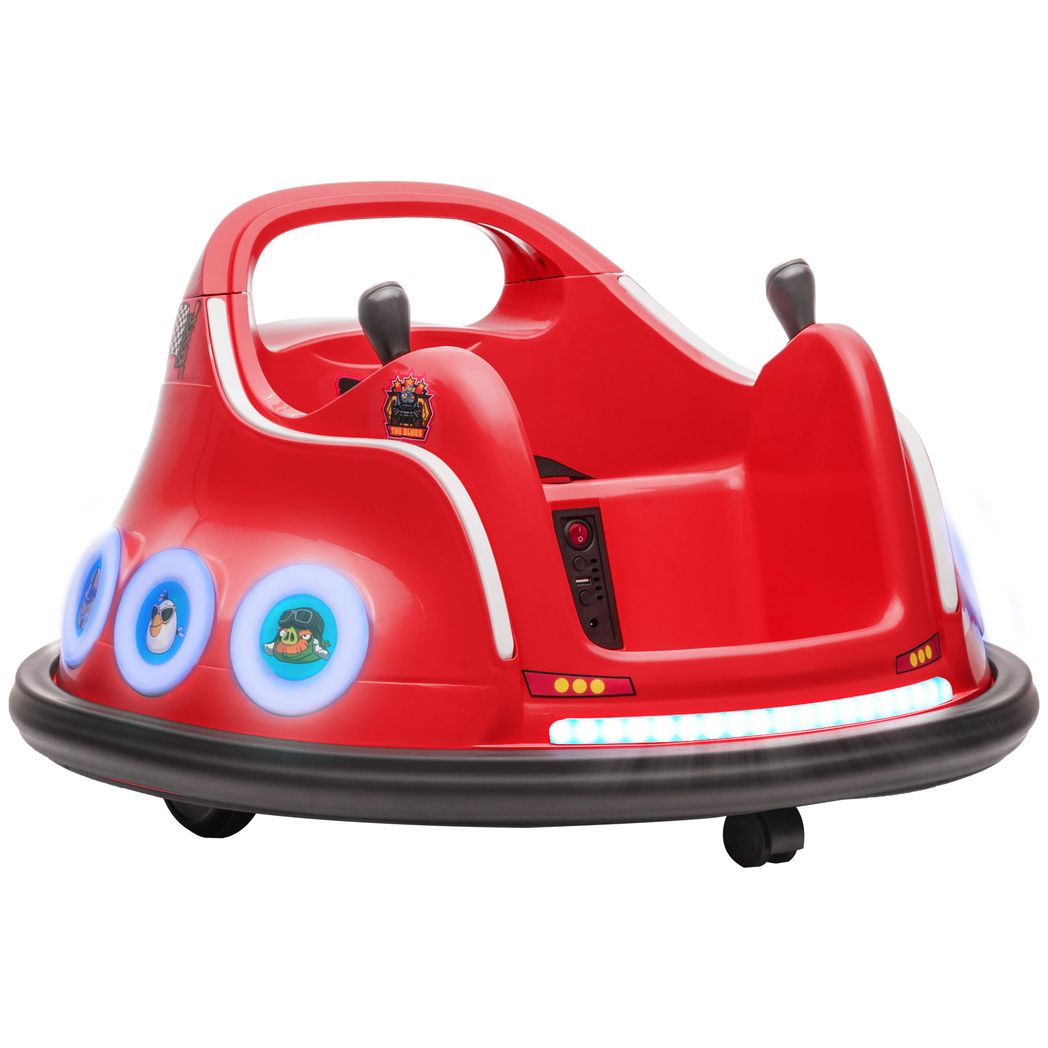 AIYAPLAY Angry Bird Licensed Bumper Car for Kids w/ Joysticks